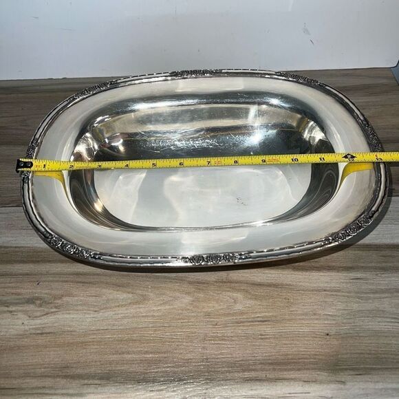 Vintage International Silver Camille Silver Plate Serving Bowl Shells Feet 5036 - Picture 7 of 12